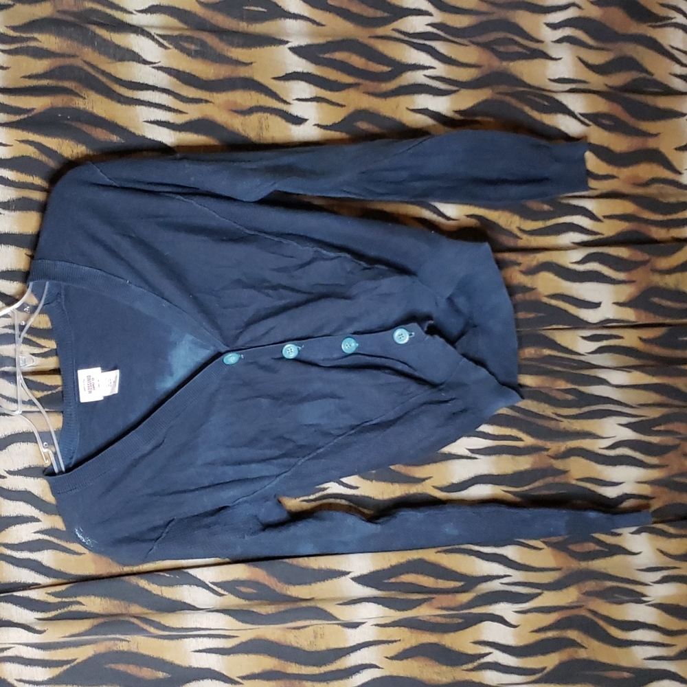 Upcycled Hand Dyed Mossimo Button Up Sweater